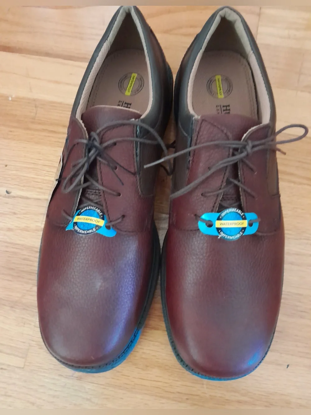 Hunter’s Bay Men's Casual Leather Oxfords - Brown